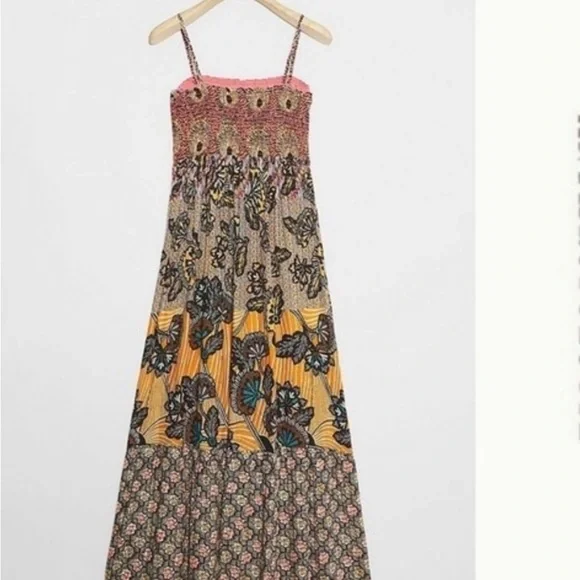 Floral Multicolor Maxi Dress - Picture 1 of 4